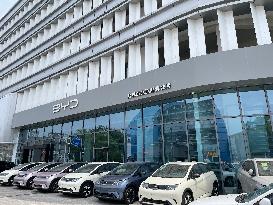 A BYD Flagship Store in Yancheng