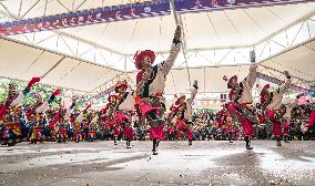 CHINA-XIZANG-LHASA-GUOZHUANG DANCE CONTEST(CN)