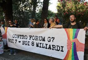 ITALY-G7-PROTEST