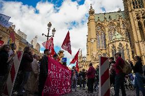 Demonstrations Against The Extreme Right In The City Of Metz, France