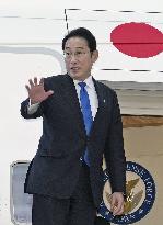 Japan PM leaves Zurich