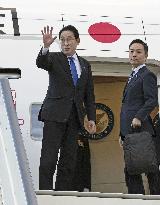 Japan PM leaves Zurich