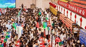 A Campus Job Fair in Huai'an