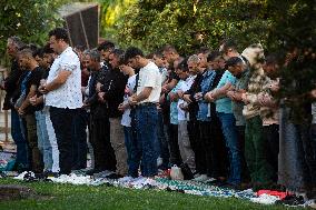 Muslims Mark Eid Al Adha In Sofia.