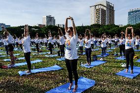 International Day Of Yoga In Bangkok.
