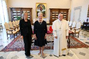 Pope Francis Receives Cindy McCain, Executive Director of WFP - Vatican