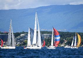 85th Bol d'Or Mirabaud Sailing Race On Lake Geneva