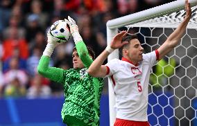 (SP)GERMANY-HAMBURG-FOOTBALL-EURO 2024-POLAND VS THE NETHERLANDS
