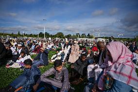 Muslims Perform Eid Al-Adha Prayers