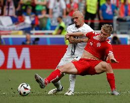 (SP)GERMANY-STUTTGART-FOOTBALL-EURO 2024-DENMARK VS SLOVENIA