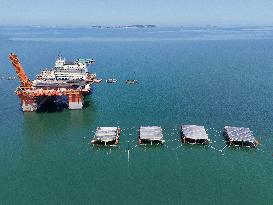 An Offshore PV Demonstration Base and Floating PV Platform in Operation in Yantai