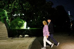 Joe And Jill Biden Arrive At The White House - DC
