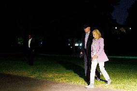 Joe And Jill Biden Arrive At The White House - DC