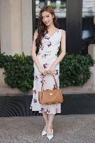 MFW - Celebs Outside Hotel Palazzo Parigi