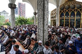Muslims Celebrate Eid Al-Adha In Bangkok.