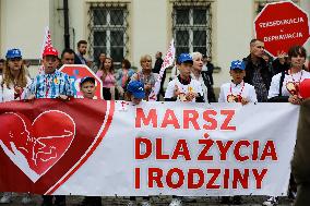 March For Life And Family In Krakow