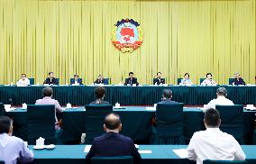 CHINA-BEIJING-CPPCC-WANG HUNING-FORTNIGHTLY CONSULTATION SESSION (CN)