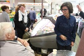 Rachida Dati Visits Val D'Oise To Support Candidates In Legislative Elections