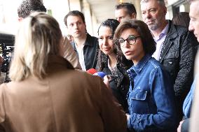 Rachida Dati Visits Val D'Oise To Support Candidates In Legislative Elections