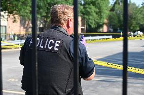 20-year-old Male Victim Wounded In A Shooting In Chicago Illinois