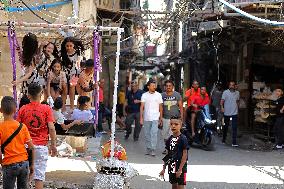 LEBANON-BEIRUT-REFUGEE CAMP-EID AL-ADHA