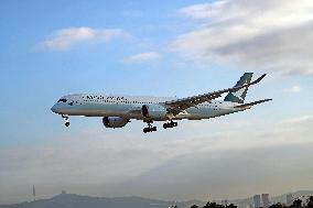 Cathay Pacific recovers the direct flight between Hong Kong and Barcelona
