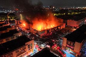Fire Scene in Nanjing