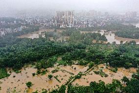 Flood waters in Guilin