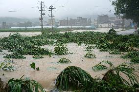 Flood waters in Guilin