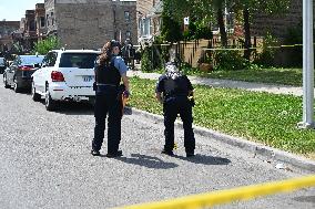 Two People Shot On W. Maple Street In Chicago Illinois