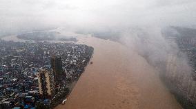 CHINA-GUANGXI-RONG'AN-SURGING WATER FLOW (CN)