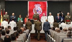 King Felipe At Armed Forces High School Ceremony - Madrid