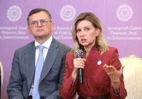 News conference on Fourth Summit of First Ladies and Gentlemen in Kyiv