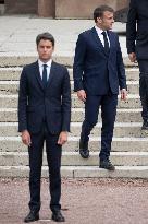 Gabriel Attal and Emmanuel Macron - Paris