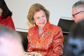 Queen Sofia at the closing ceremony of academic year of Reina Sofia school of Music