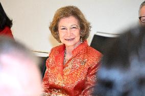 Queen Sofia at the closing ceremony of academic year of Reina Sofia school of Music