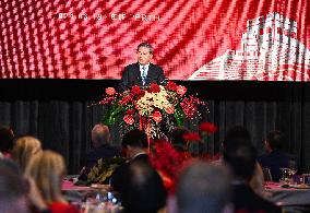 AUSTRALIA-PERTH-CHINA-LI QIANG-WELCOME BANQUET-CHINESE COMMUNITY