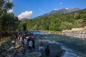Waterfall In Kashmir