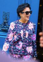 Kris Jenner out in Paris