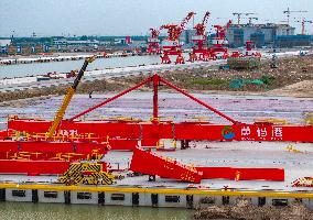 Beijing-Hangzhou Canal Huangma Port Construction