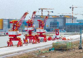 Beijing-Hangzhou Canal Huangma Port Construction