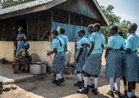 KENYA-TURKANA-KAKUMA REFUGEE CAMP-GIRLS SCHOOL