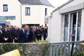 President Macron At Appel du 18 Commemoration - Ile-de-Sein