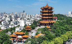 CHINA-CENTRAL REGION-LANDMARKS-ANCIENT TOWER-PAVILION (CN)