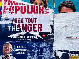 Legislative Elections Campaign Posters - Paris