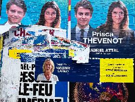 Legislative Elections Campaign Posters - Paris