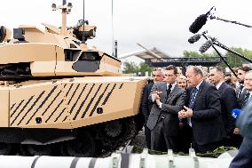 Jordan Bardella At Eurosatory - Paris