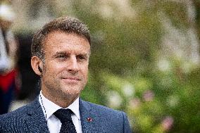 President Macron Meets Prime Minister of Portugal - Paris