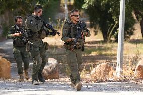 Israel Army Military Drill In Kiryat Shmona