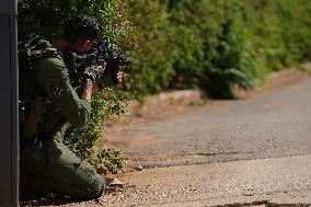 Israel Army Military Drill In Kiryat Shmona